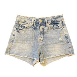 GOOD AMERICAN High-Waisted Denim Shorts